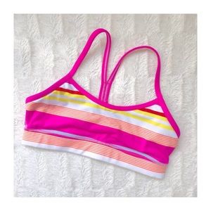 Lululemon Sherbet Colored Sports Bra